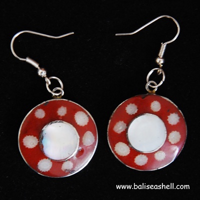 paua shell earring