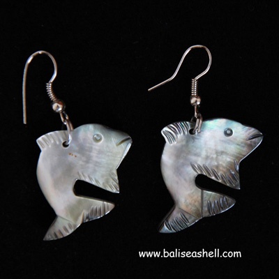 earring art sircle crafts pearl shell
