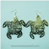 turtle ornament art earring