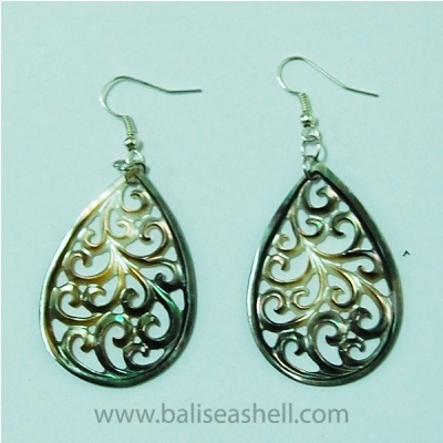 earring art carving nusa penida style