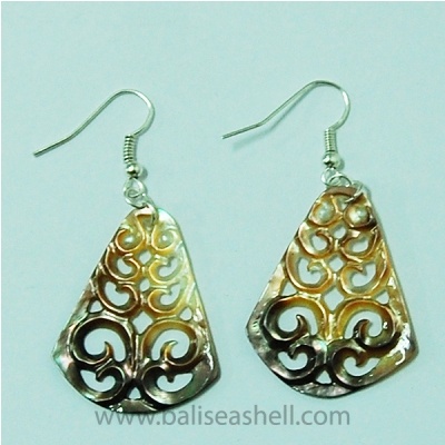 earring crafts at jewelry from shell pearl