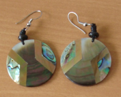shell earring mosaic