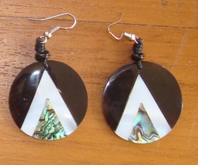 shell earring mosaic