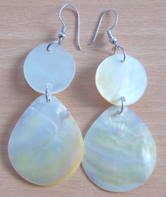 mother of pearl earring