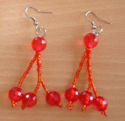 earring bead art