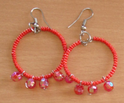 earring from bead