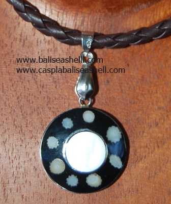 pendants made from seashell