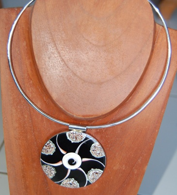 stainless pendants combine shell receine
