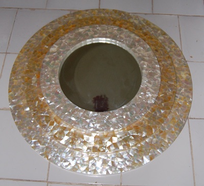mirror frame art bali