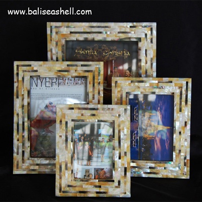 shell frame photo art crafts set
