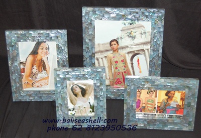 photo frame from abalone shell