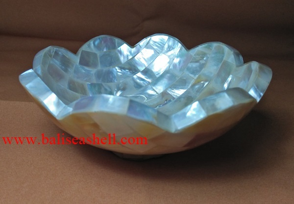 Bowl Flower Mother Of Pearl
