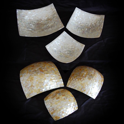 shell bowl crafts indonesia art