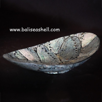 shell bowl crafts inlay tableware