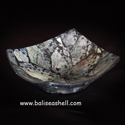 seashell bowl art from bali