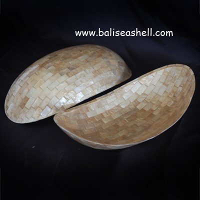 shell bowl crafts indonesia art