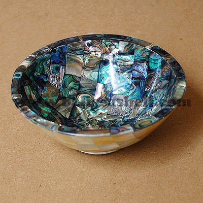 seashell bowl crafts from paua shell