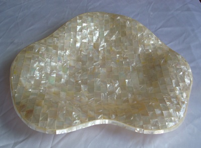 mother of pearl art bowl