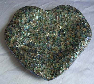 paua shell art bowl