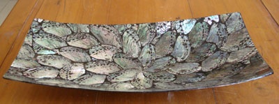 mosaic tray bowl abalone shell