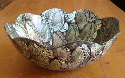 abalone shell mosaic bowl ware