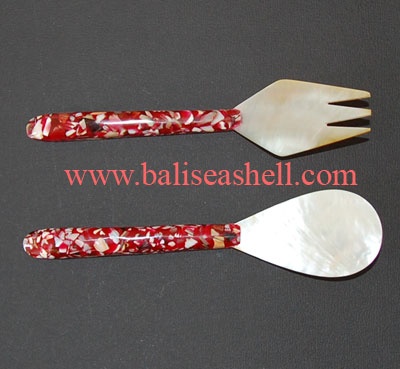 shell set fork and spoon from mop shell