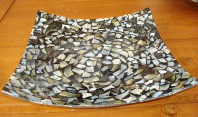 mosaic mop shell plate