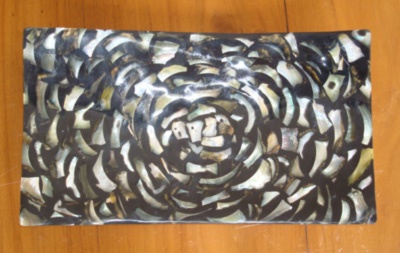 mosaic black plate