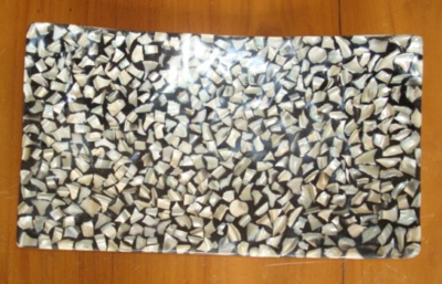 shell mosaic plate
