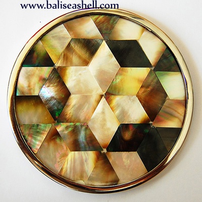 glassware art inlay from mop