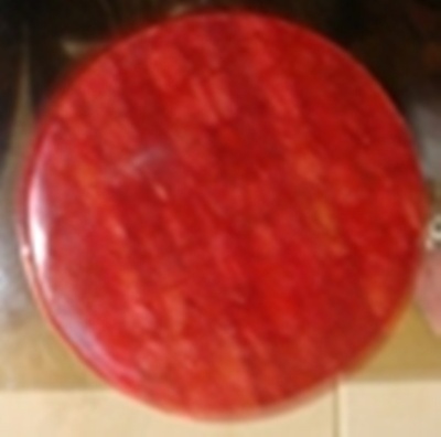 glassware coral mosaic
