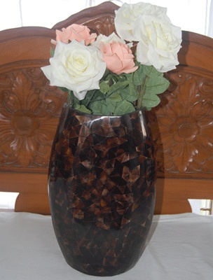 vases shell black pen art