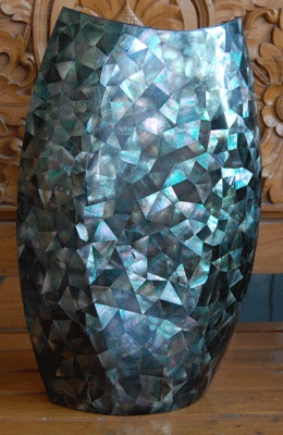 black tahitian mop shell for vases