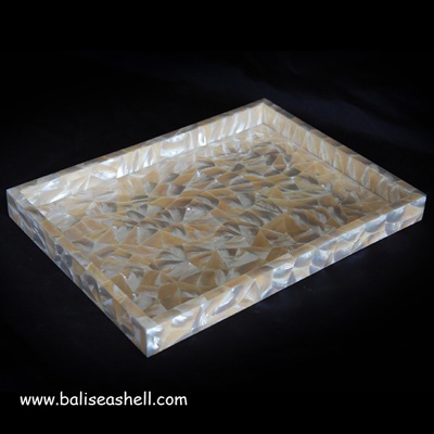 mixed gold mother of pearl trey