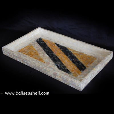 Mix mop trey mosaic art