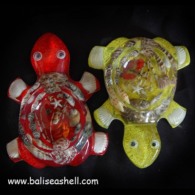 shell disc art crafts with receine