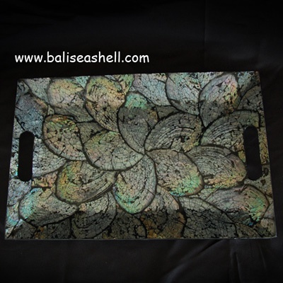 abalone mosaic shape good trey