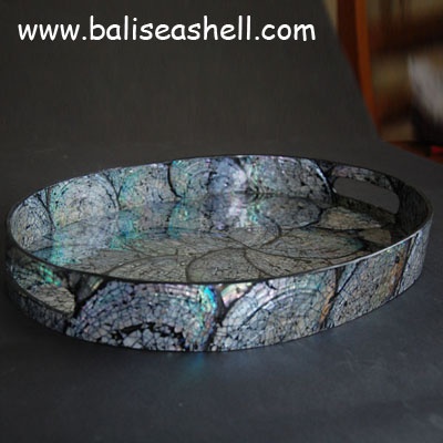 abalone shell trey art decoratie