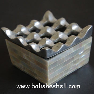 medium size shell dish with mop