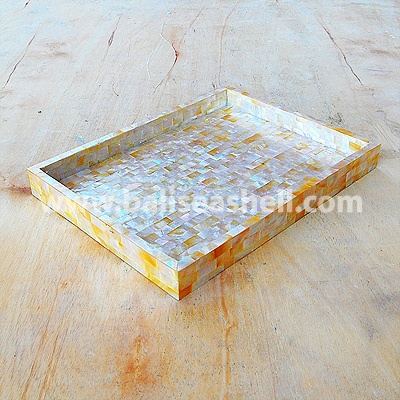 mixed gold mother of pearl trey