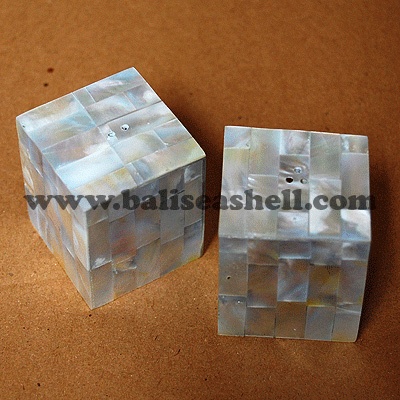 salt box from seashell inlay