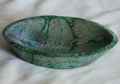 shell abalone crafts soap disc