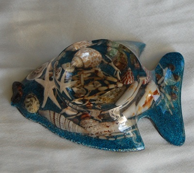 shell disc art with revceine