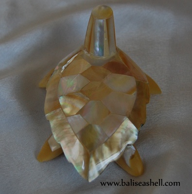 gold mother of pearl turtle crafts
