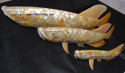 mother of pearl crafts fish style