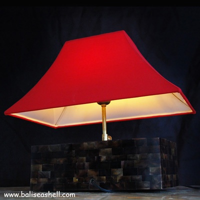 seashell lamp indonesia