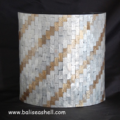 shell mosaic art crafts indonesia