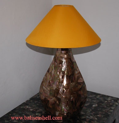 luster flame pink mabe shell mosaic