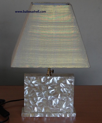 seashell lamp art