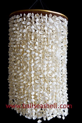 Seashell Wind Chimes White Cowrie art crafts Big